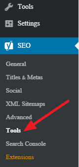 Optimize WordPress Yoast SEO Dashboard Menu