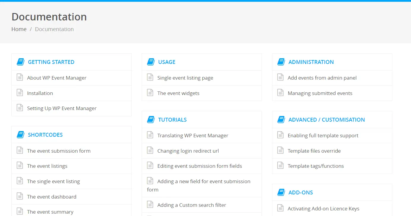 WP Event Manager