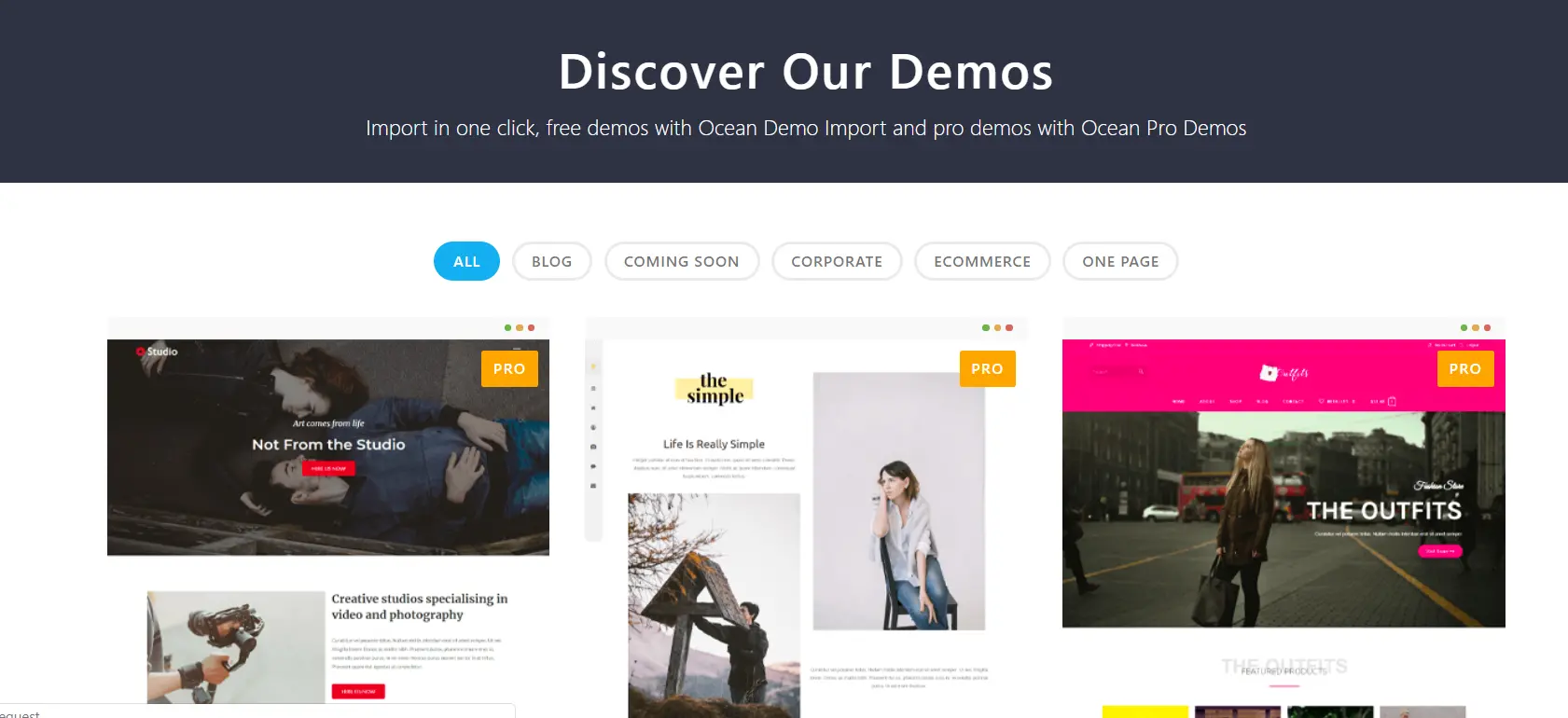 oceanwp free wordpress theme
