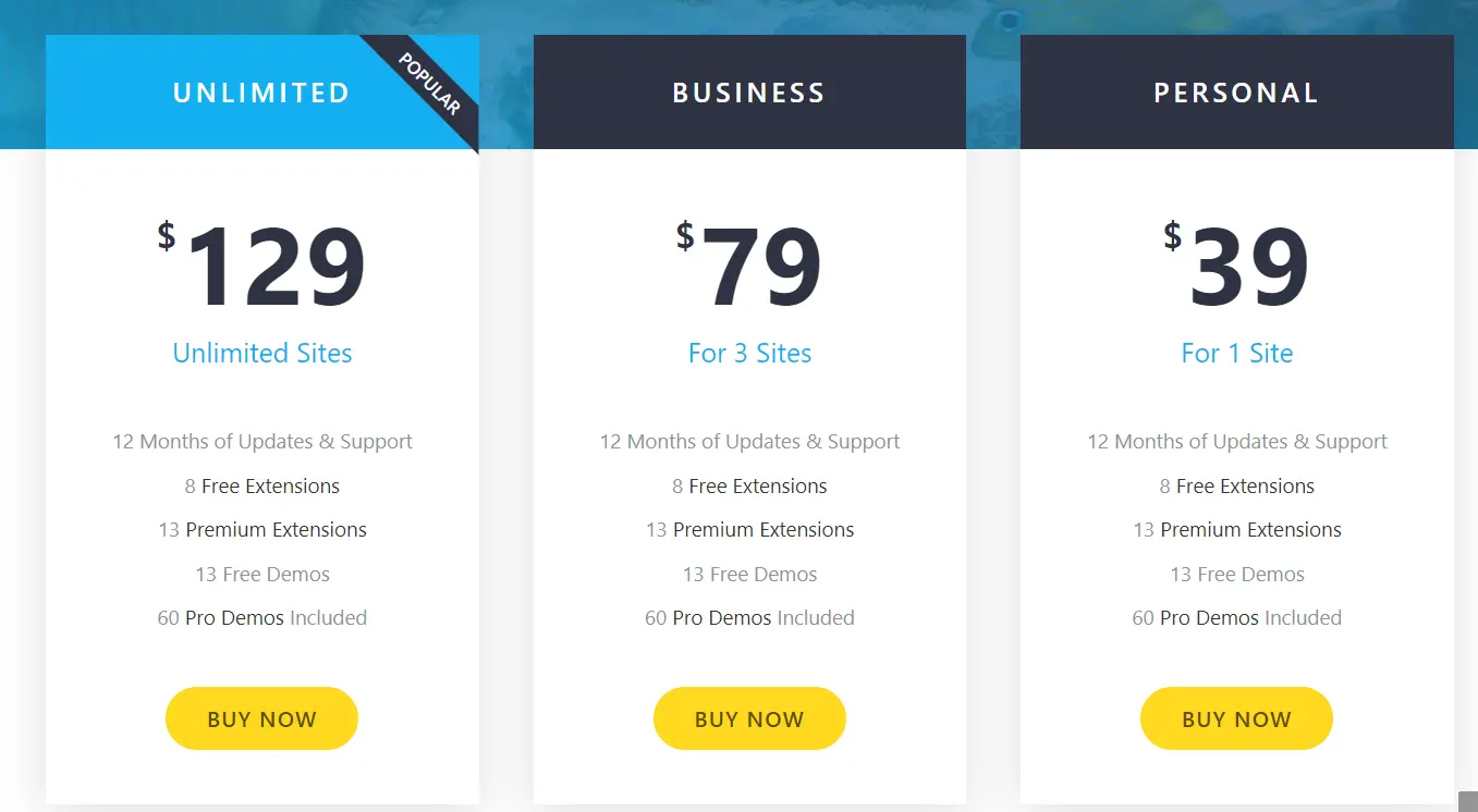 oceanwp free wordpress theme