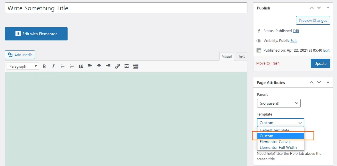 editor-custom-page-template-in-wordpress