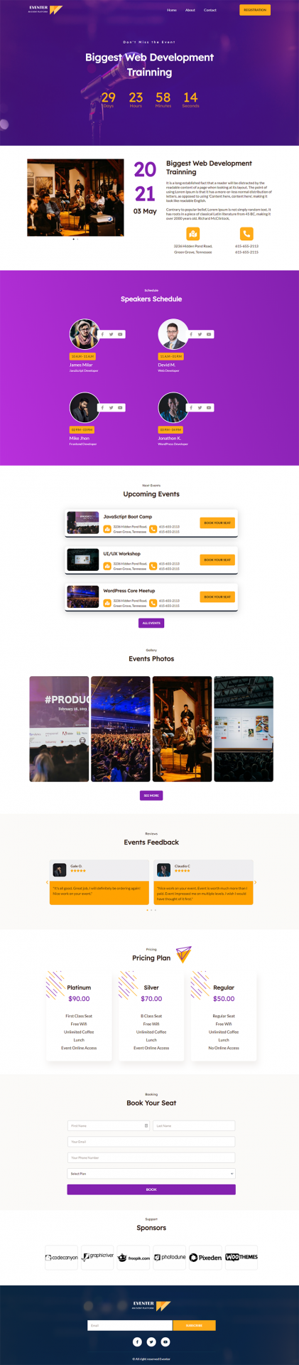 eventer-event-conference-website-template