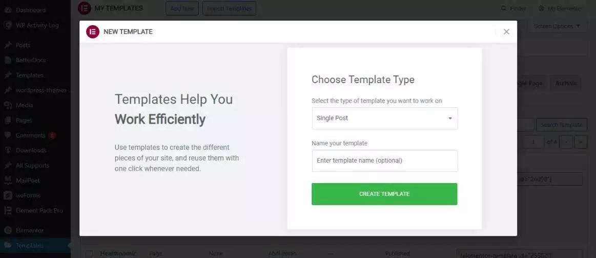 choose-template-type-elementor