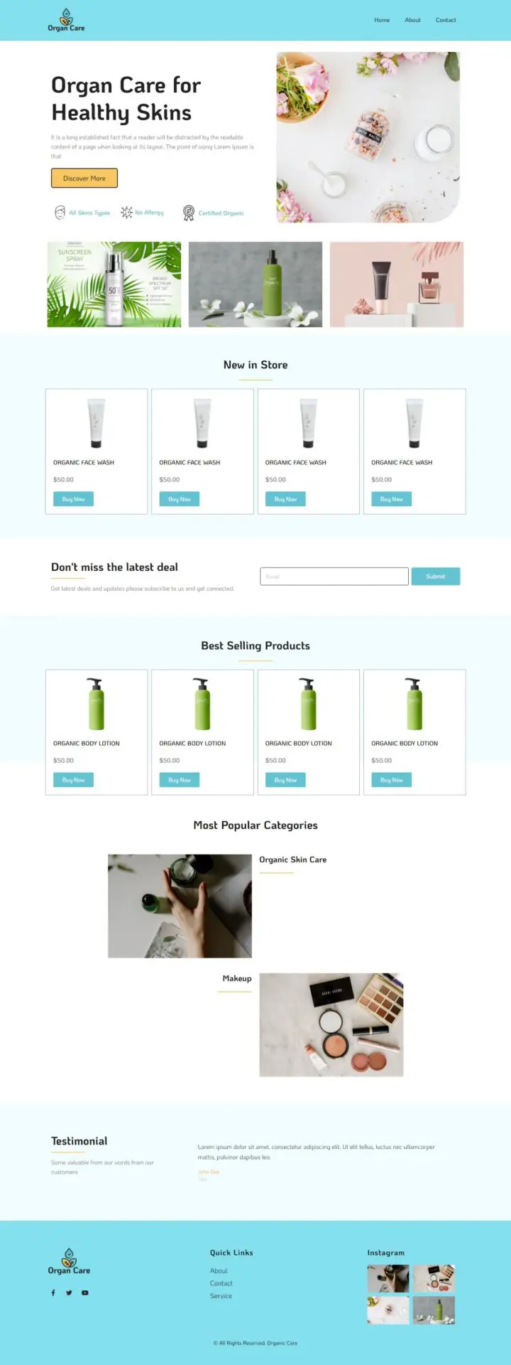 organica-cosmetic-beauty-shop-website-template