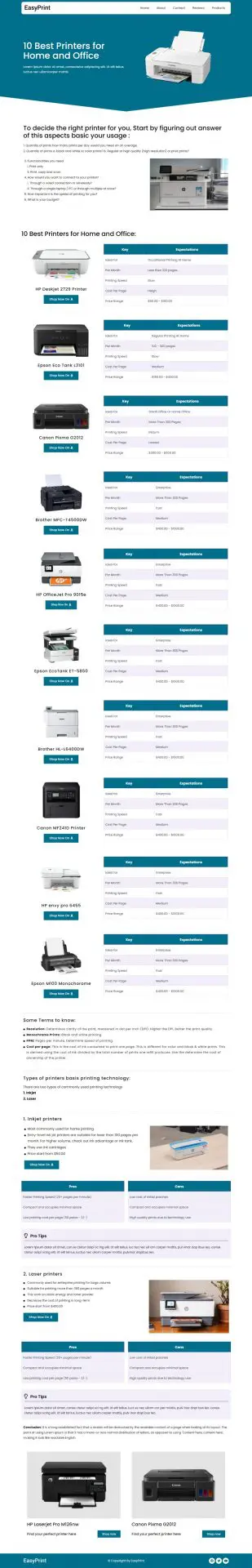 easyprint-amazon-product-review-page-template