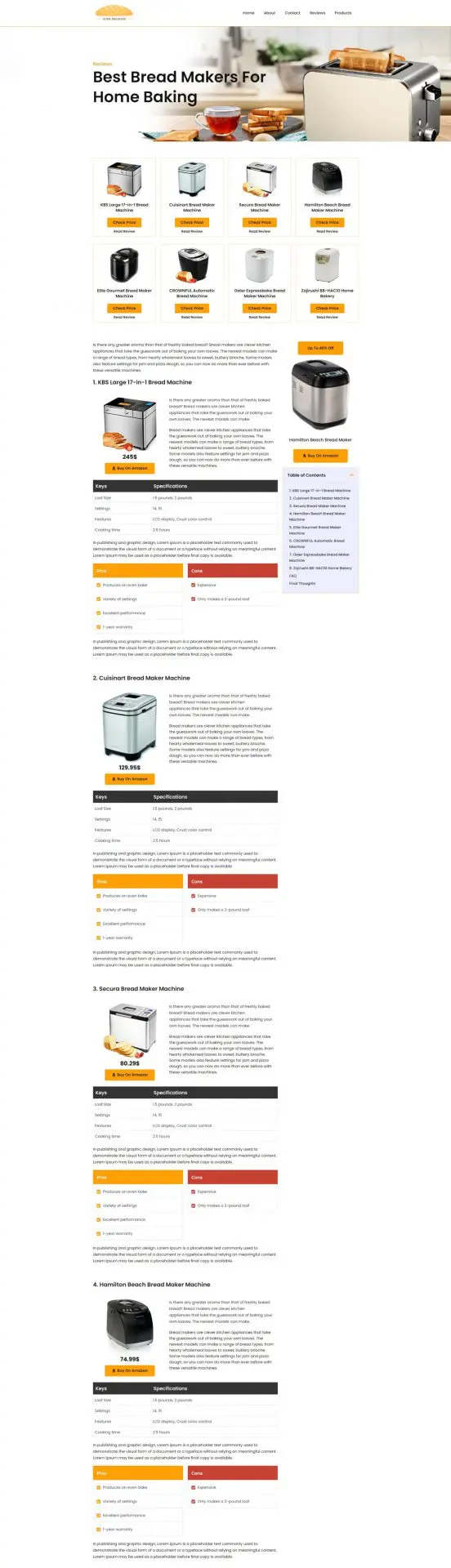 home-bakers-amazon-product-review-page-template