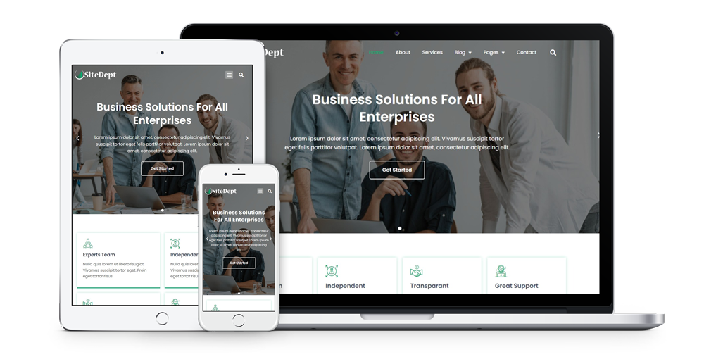 sitedept-business-website-template-pack
