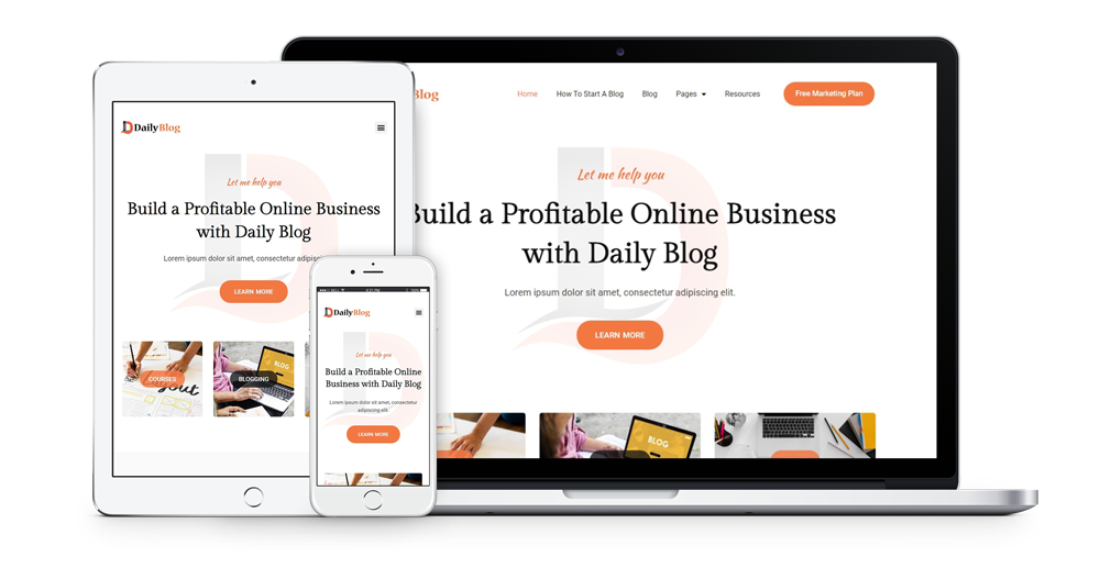 Daily Blog - Blog Website Template Pack