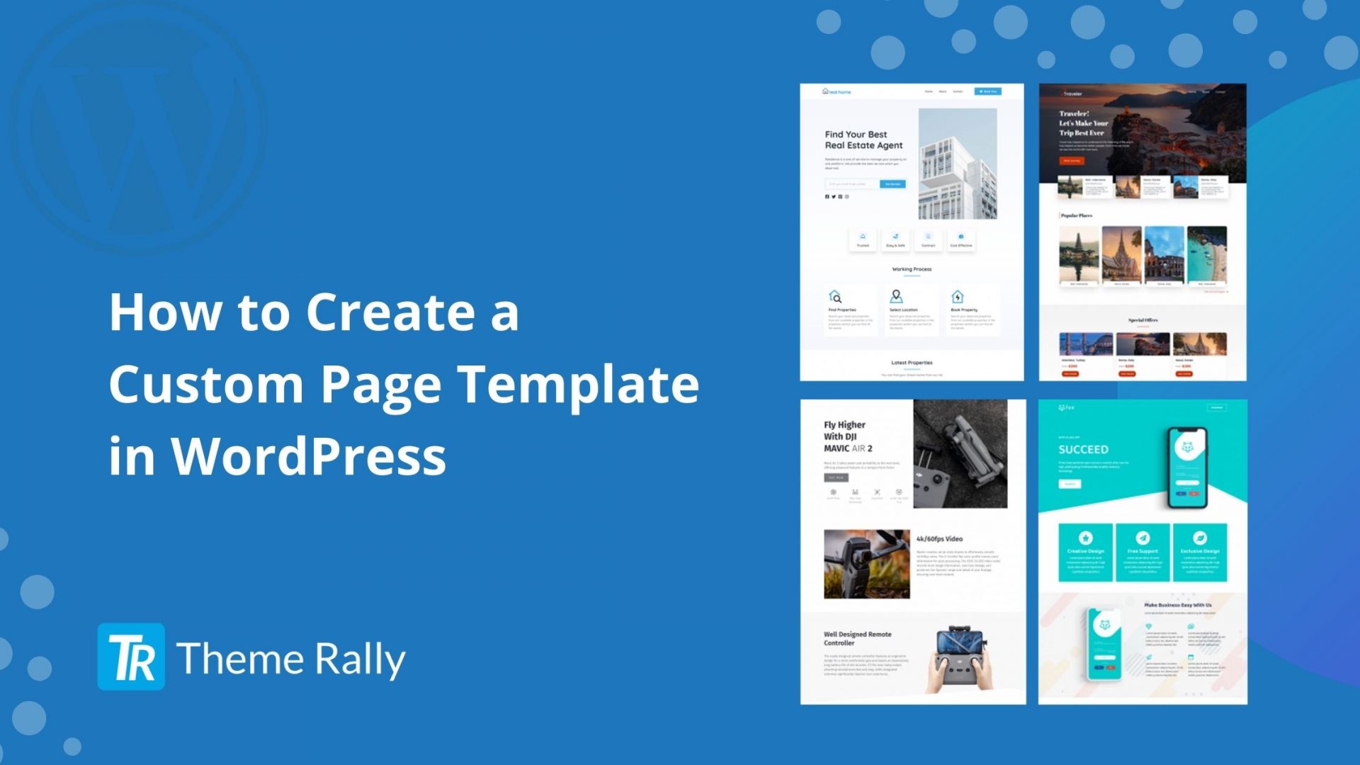How to Create a Custom Page Template in WordPress