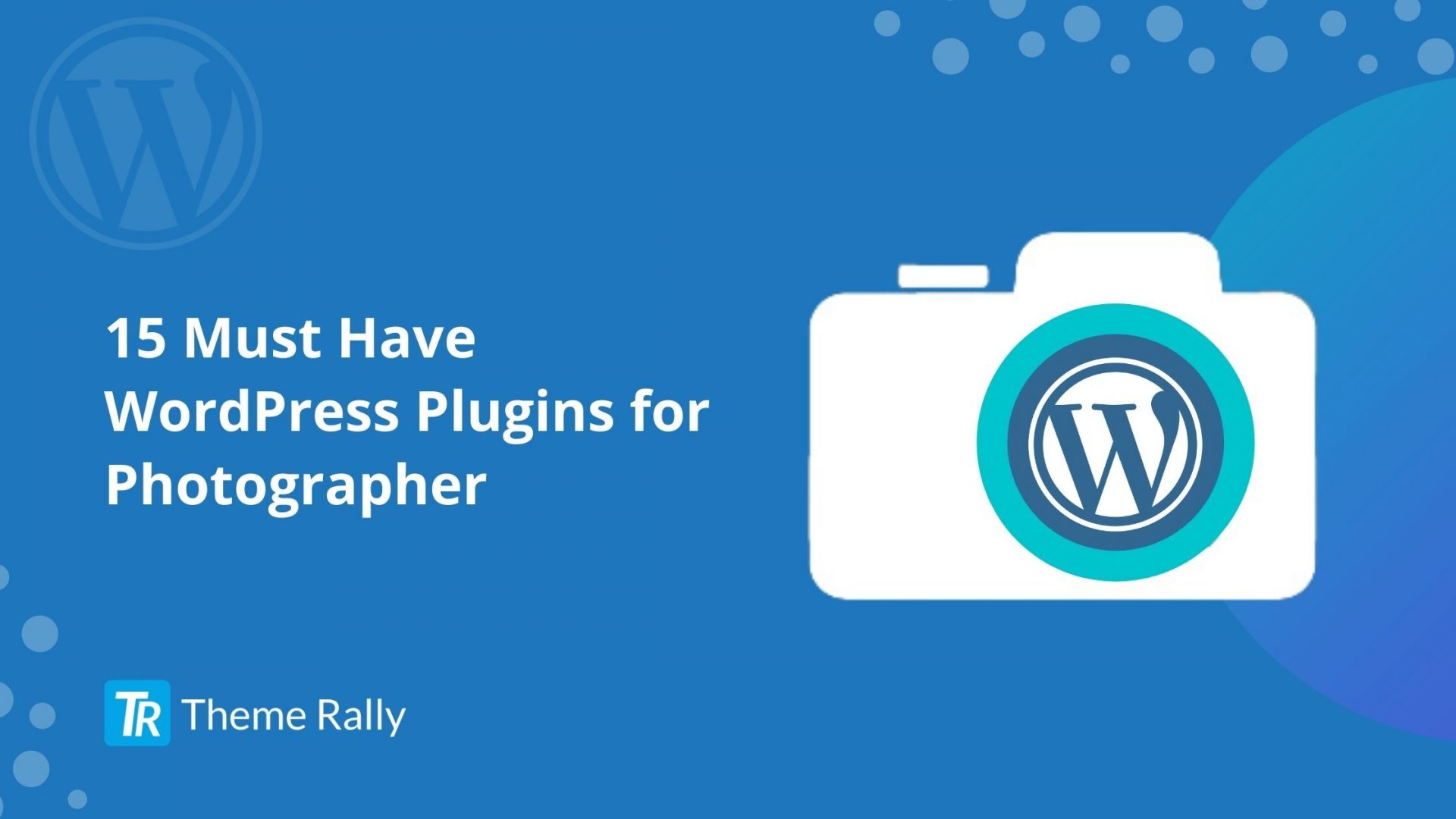 15 Must Have WordPress Plugins for Photographer