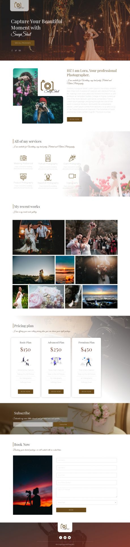 snapshot-photography-website-template