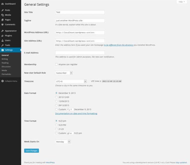 general-settings-in-wordpress-dashboard