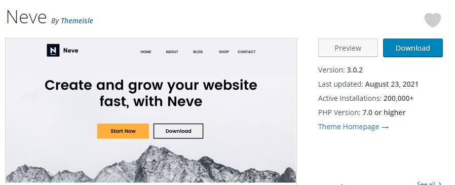 neve-elementor-theme