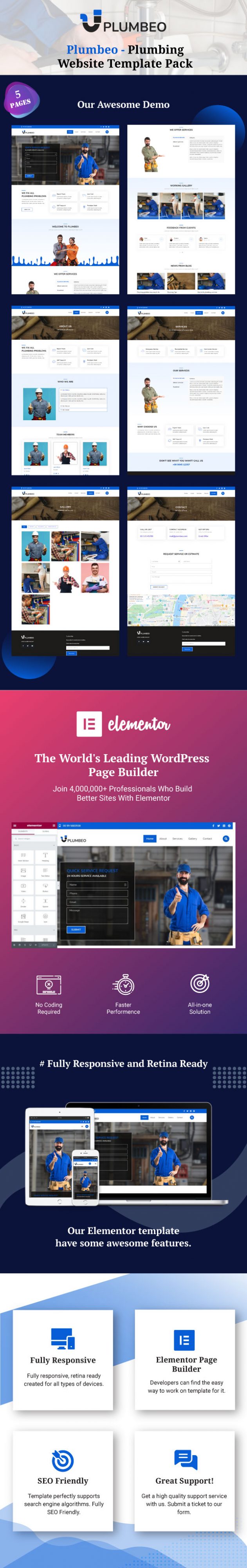 Plumbeo-Plumbling-website-template-pack