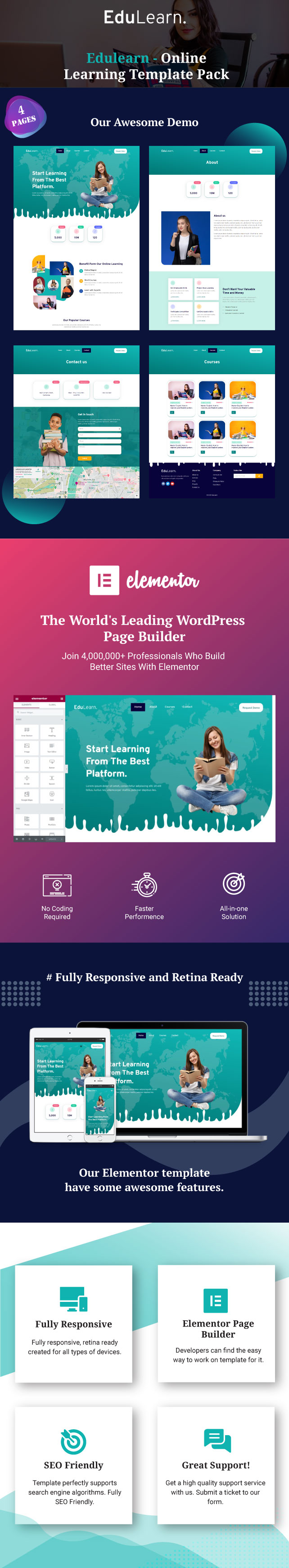 edulearn-online-learning-template-pack