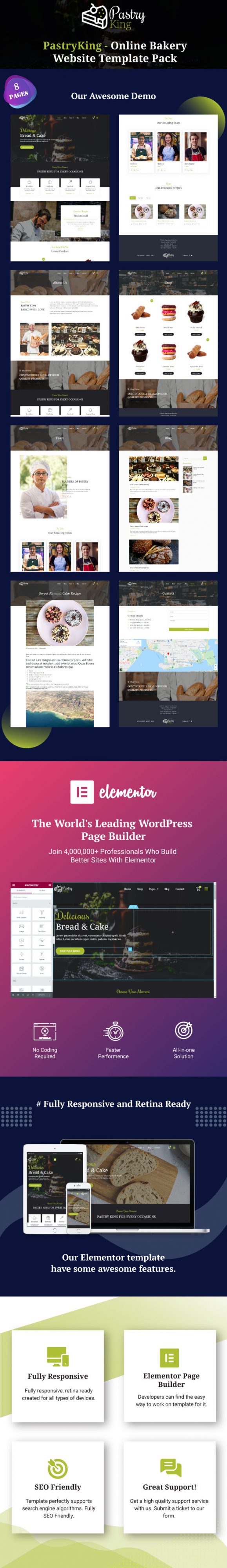 pastryKing-online-bakery-website-template