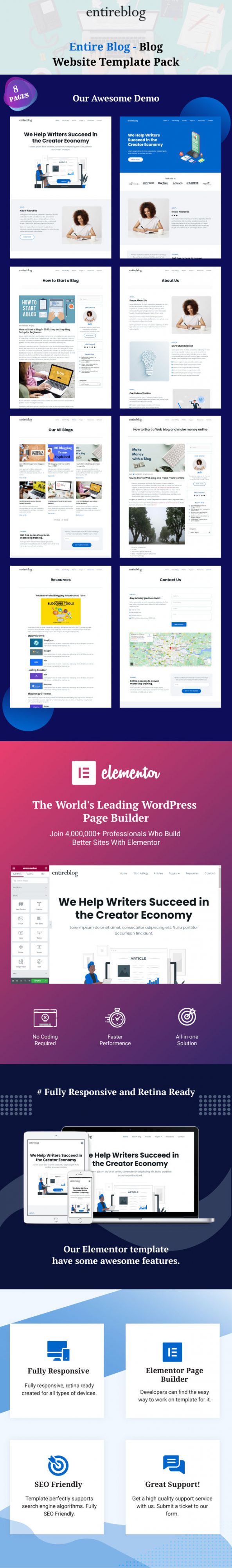 Entire-Blog---Blog-Website-Template-Pack