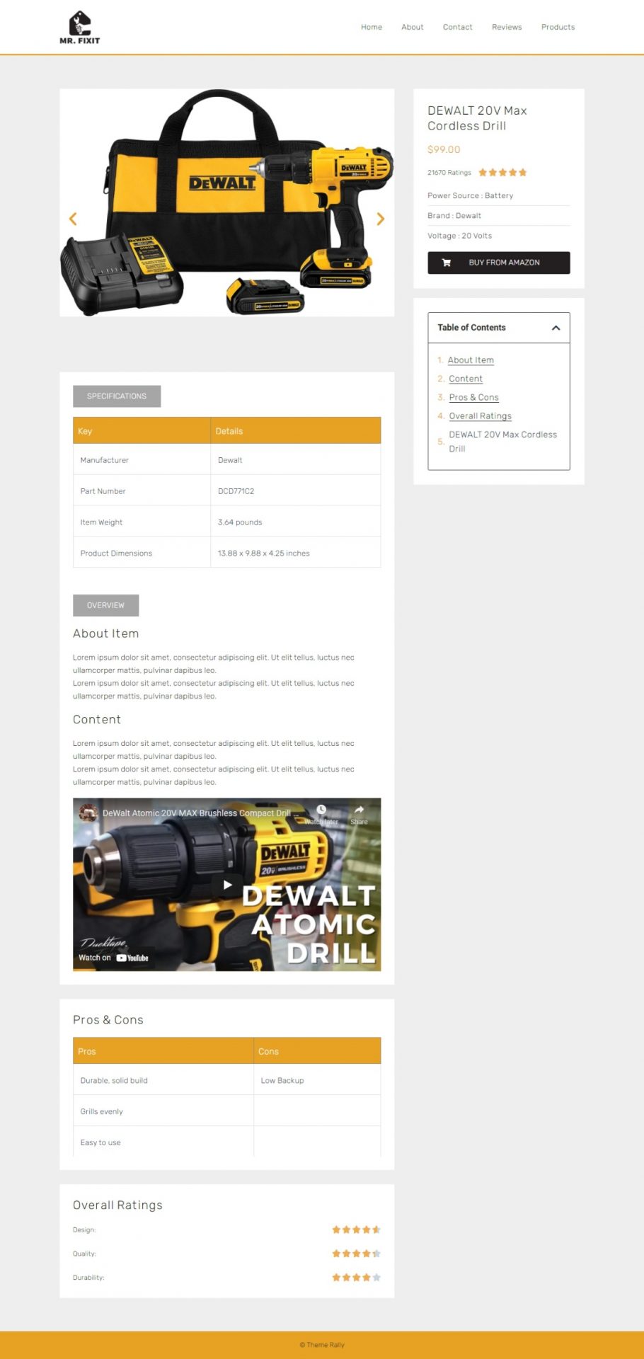 mr-fixit-amazon-product-review-page-template