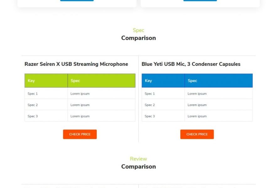 crisp-amazon-product-comparison-page-template