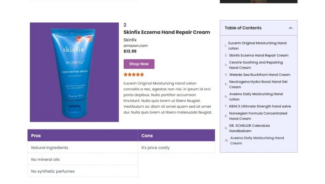 beauty-salon-amazon-product-review-page-template