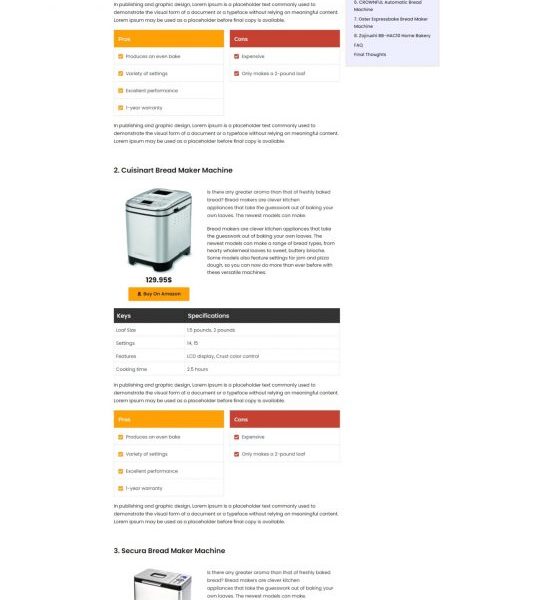 home-bakers-amazon-product-review-page-template