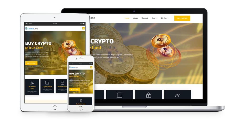 cryptoland-cryptocurrency-website-template-pack