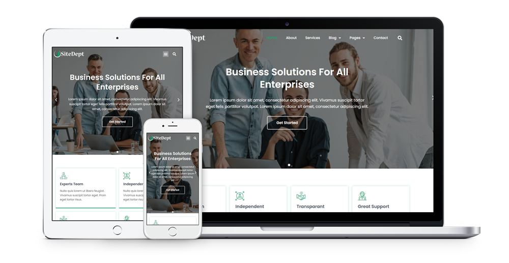 sitedept-business-website-template-pack